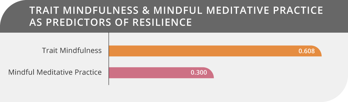 Trait Mindfulness & Mindful Meditative Practice as Predictors of Resilience-1